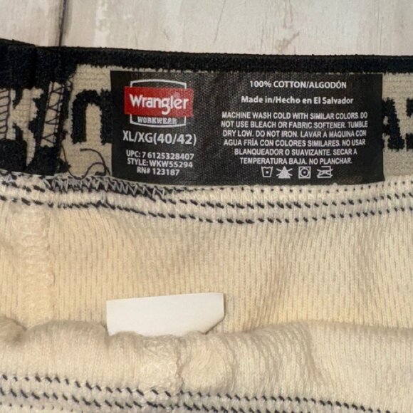 WRANGLER Workwear Base Layer Thermal Long John Pants Size XL Beige - Picture 2 of 5